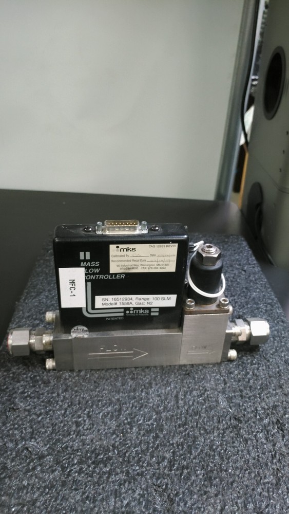 MKS Model 1559A01312LS1BV 100 SLM N2 Mass Flow Controller