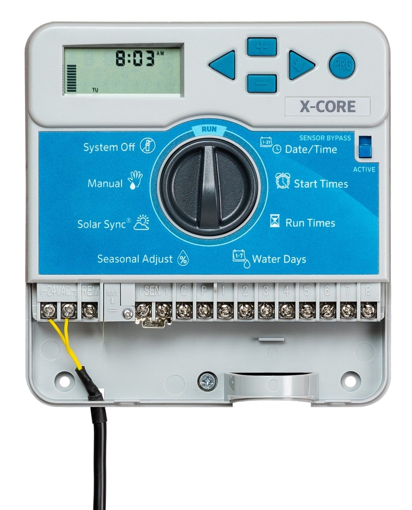 Hunter X-Core Indoor Controller Timer 4, 6, 8 Stations Zones Xcore Clock 120V