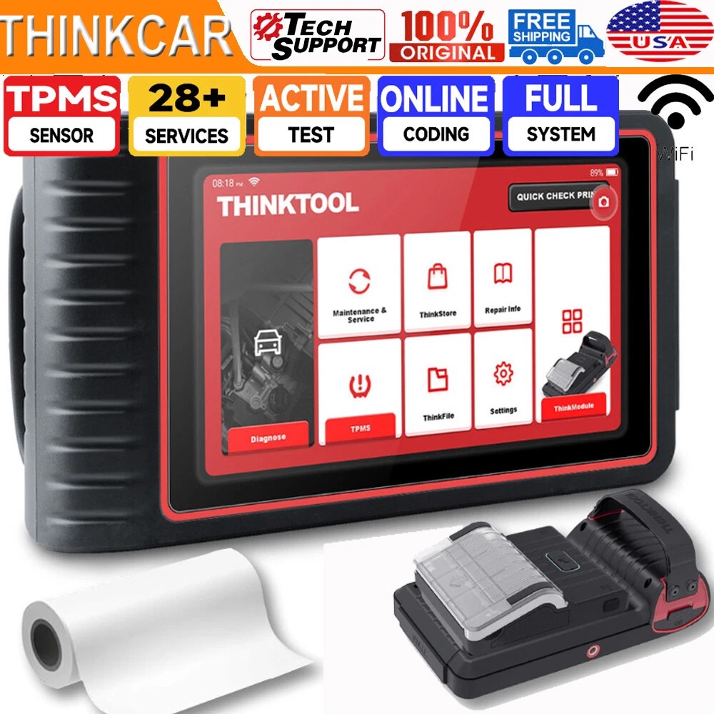 THINKCAR Bluetooth ALL Systems Diagnosis For Ford OBD2 Scanner IMMO Active Test