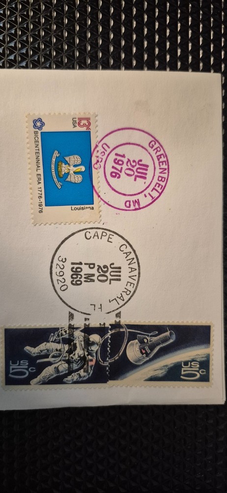 1371 Apollo 8 Moon Orbit 5"X3.5 Multiple on back (Each Different) 10 Per order