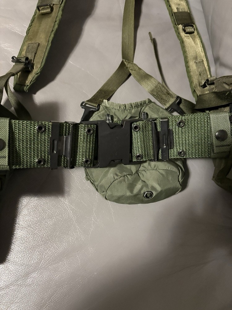 Military Belt With Pouches, etc (NOS)