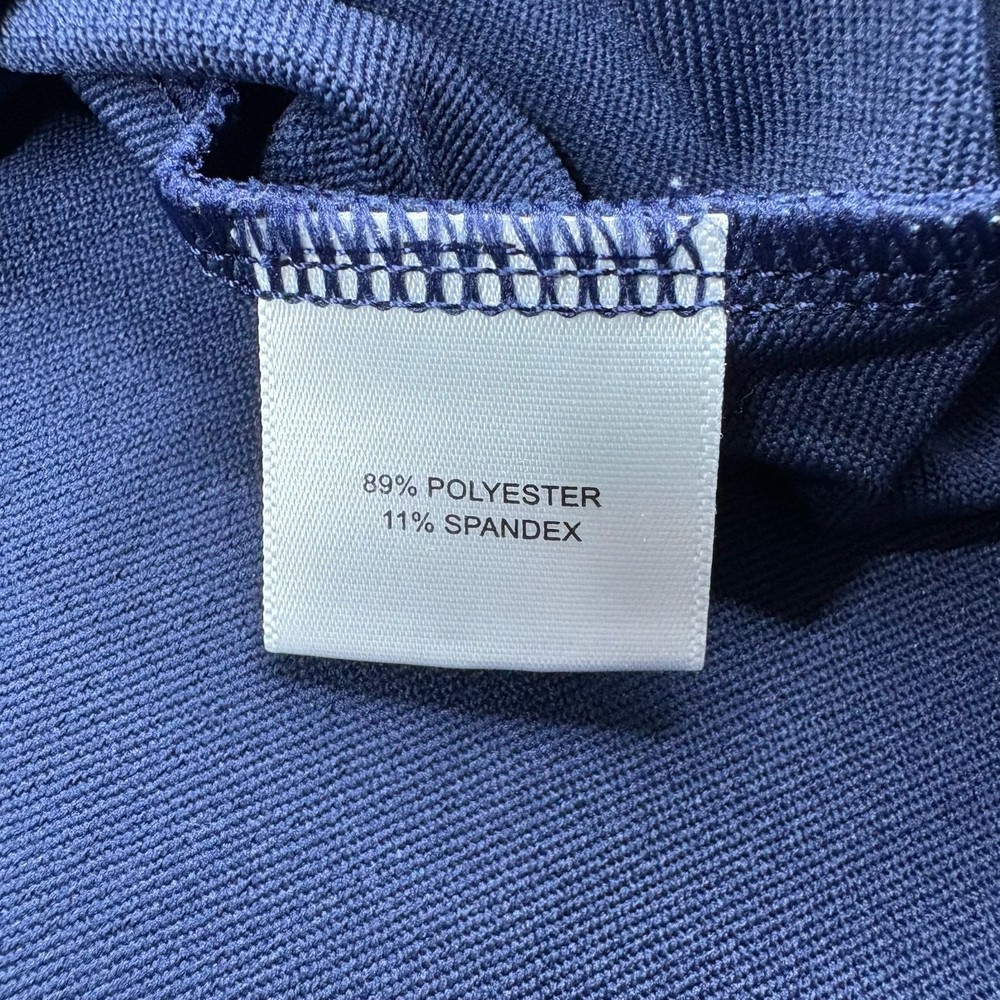 Peter Millar Mens Navy Wicking Perth Performance Quarter Zip Pullover Size 2XL