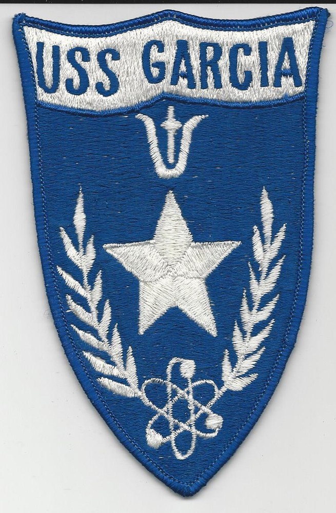 USS Garcia DE-1040  (US Navy Ship Patch) (Original patch, 1977)