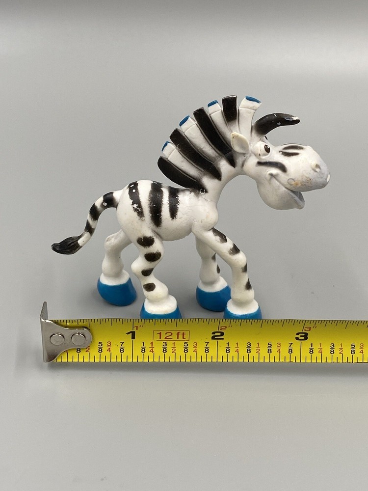 Thimble Toys Replacement Zebra Plastic 3" Striped Animal Figure