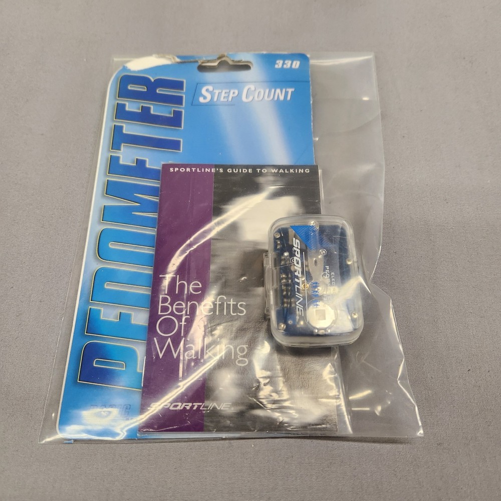 Step Counter Sportline Pedometer Step Count 330 Open Package