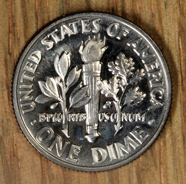 1981 S - Proof - Roosevelt Dime 10¢ - Type 2 , Flat - Clad dbkjA