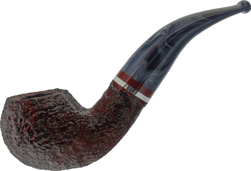SAVINELLI "LUNARIA" RUSTIC 642 BENT APPLE 9MM BRIAR PIPE