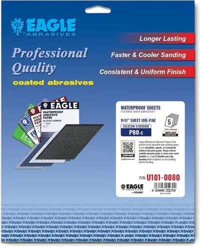 Eagle Abrasives 9”x11” WP Sheets CC