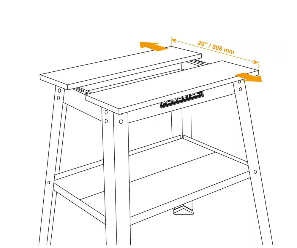 Heavy-Duty Universal Tool Stand | Adjustable, Portable & Stable Workbench