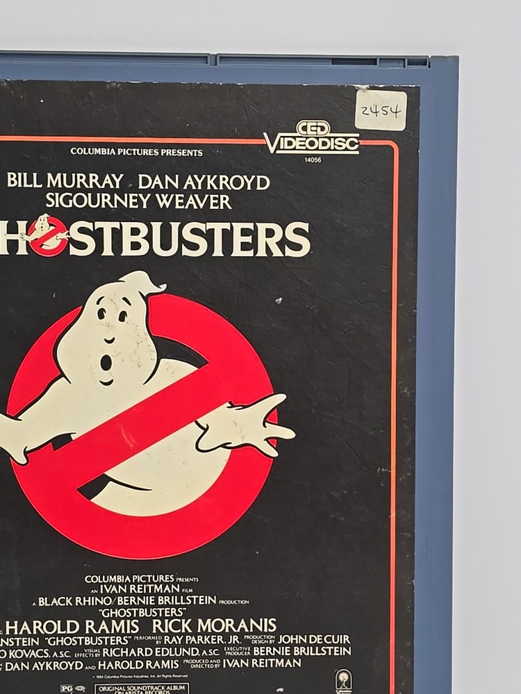 Ghostbusters 1984 CED RCA SelectaVision VideoDisc Murray Aykroyd Ramis Hudson