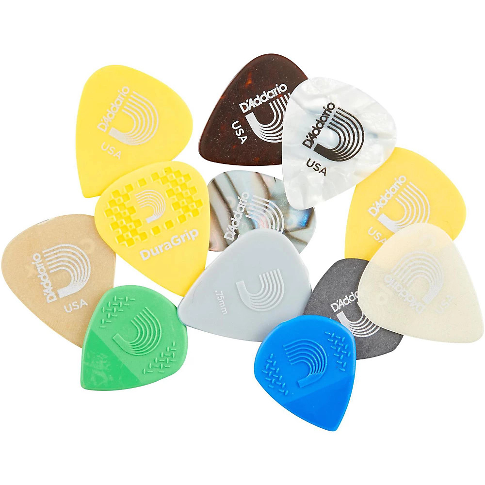 D'Addario Assorted Variety Pick - 12-Pack Medium