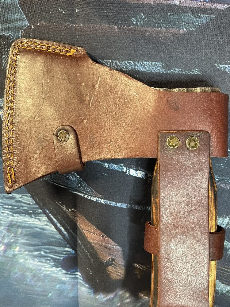 custom handmade wooden handle axe