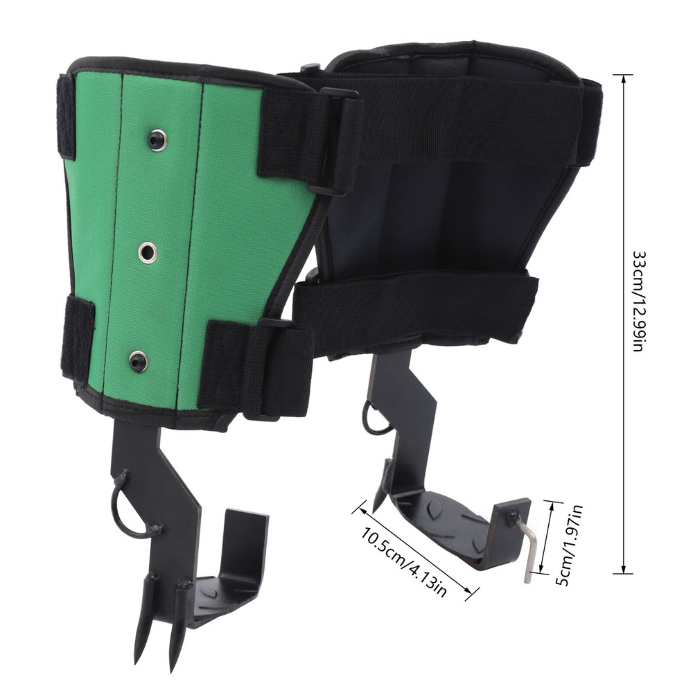 Tree/Pole Climbing Spike Set Pole Climbing Spurs W/ Security Belt & Foot Strap