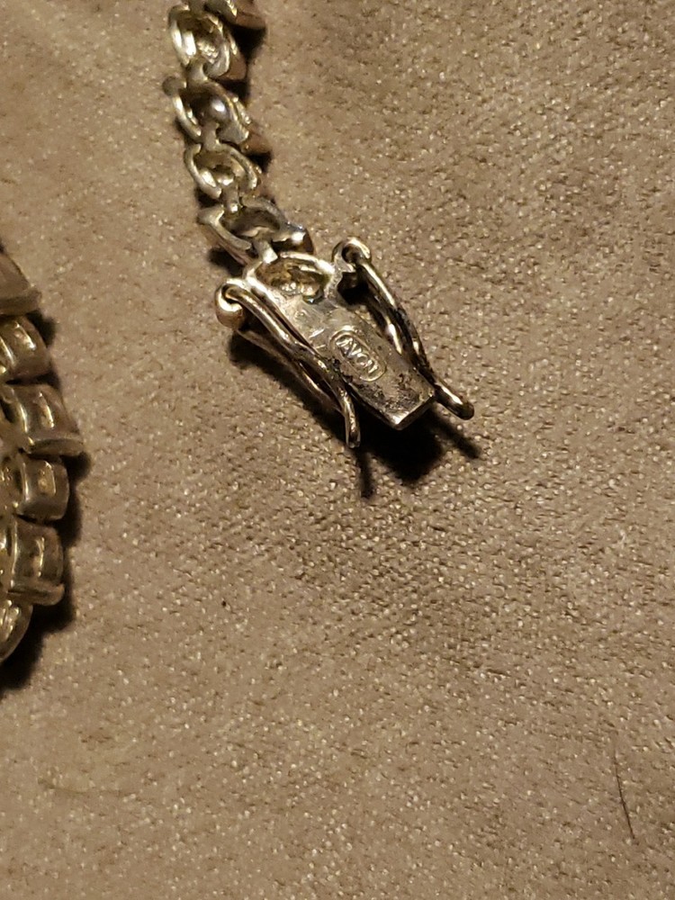 Avon Silver Tennis Bracelet