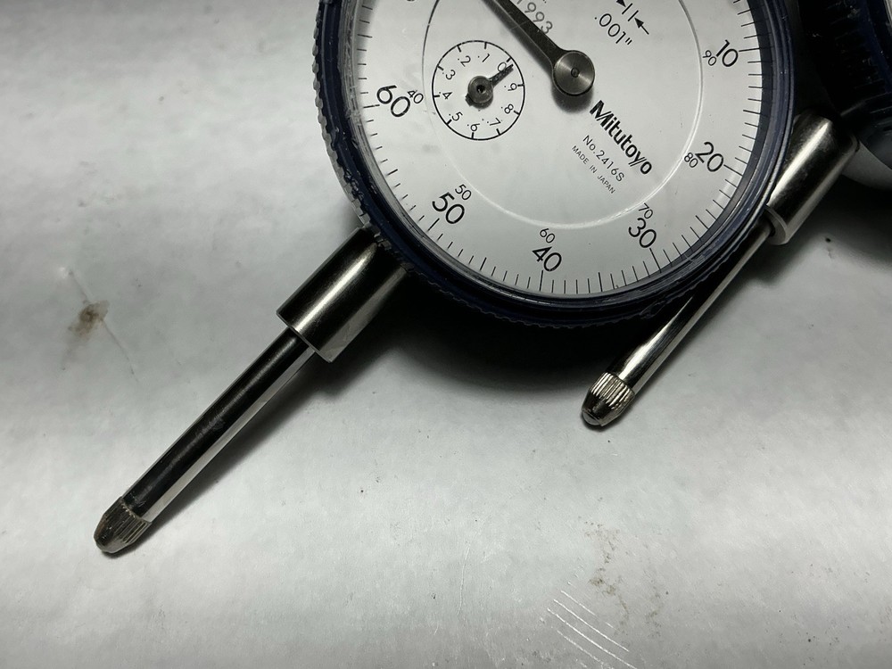 (2) Mitutoyo No. 2416S Dial Indicator