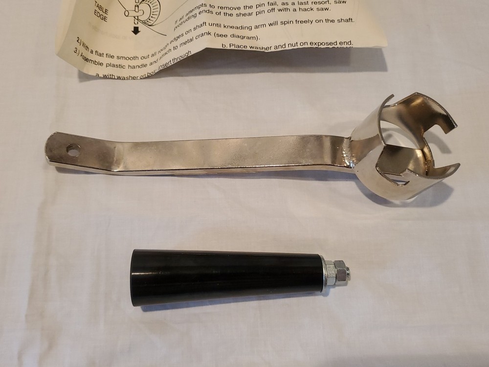 NEW NOS Vintage Bosch Magic Mixer Manual Conversion Handle Hand Crank