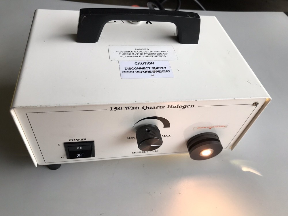 Fiber Optic Light Source Model I-150, 200 Watts High Intensity Halogen