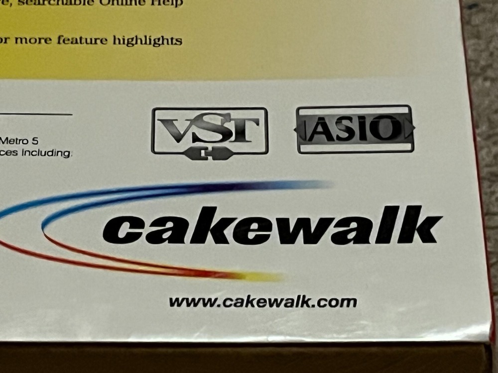 Cakewalk Metro 5 Multitrack MAC Studio Software New Sealed Vintage Rare