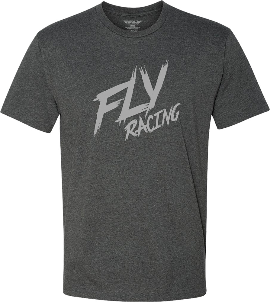 Fly Brawl Tee Charcoal Lg