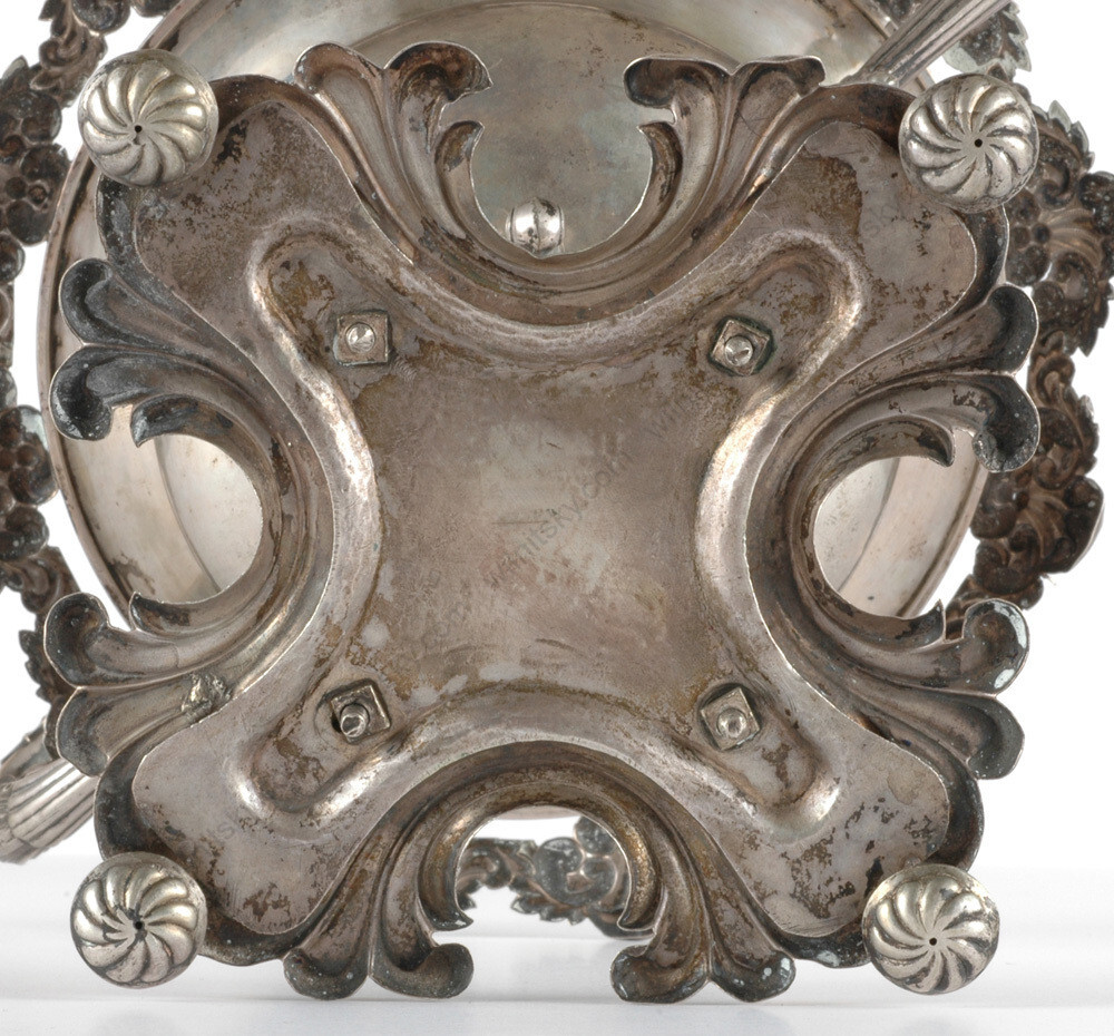 Russian (?) silver vase, 19th century