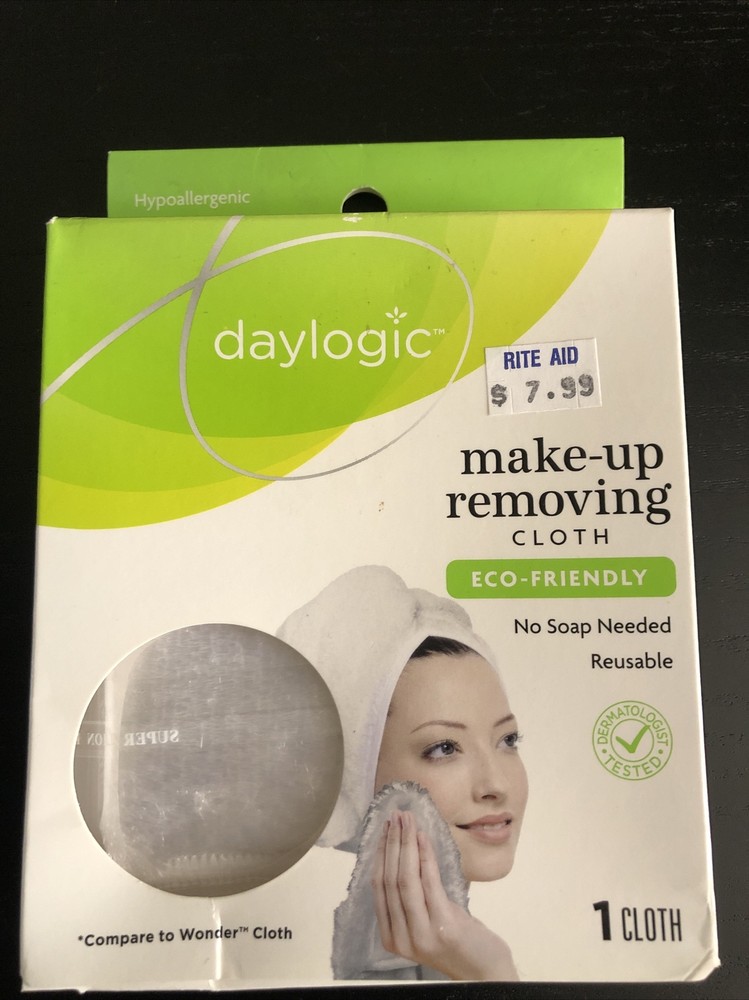 Daylogic Make-up Removing Cloth, Eco-Friendly - Reusable (NEW)