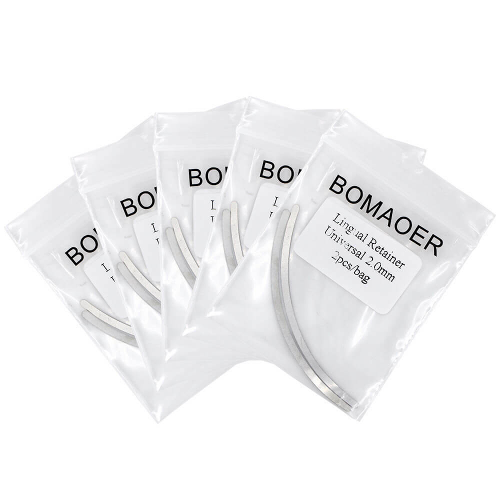 Dental orthodontic lingual retainer bonding splints size universal 5 pack