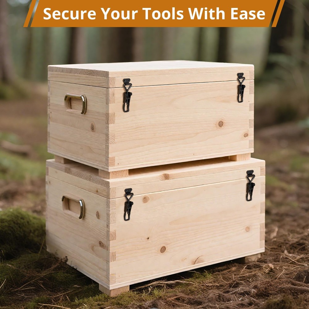 6 Pack Adjustable Toggle Latch Clamp, Upgraded Clamp Black