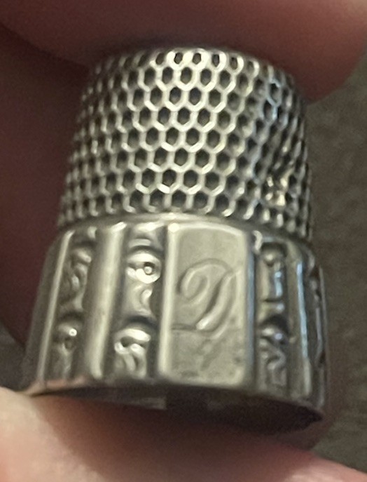 VTG Sterling Silver Thimble