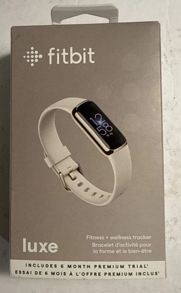 Fitbit Luxe Activity Tracker  - FB422 (White) Untested Read Description