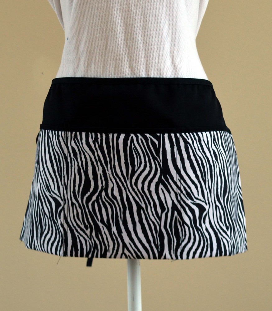 3 pocket waist aprons for servers assorted prints from solid to assorted prints