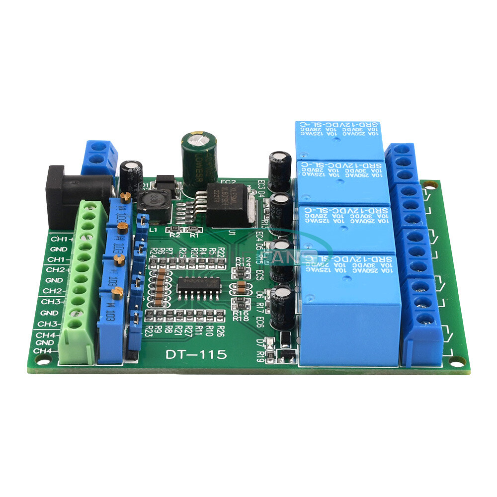 DC 12V 4-Channel Voltage Comparator Stable LM393 Comparator Module