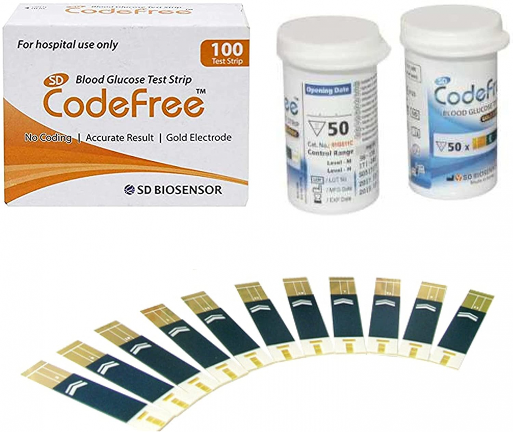 SD Codefree Blood Glucose Test Strips