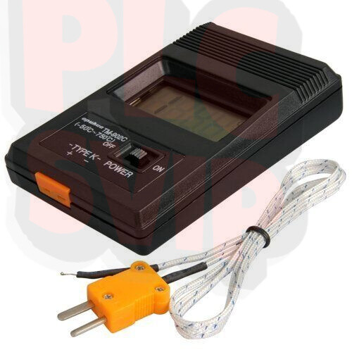 TM-902C Digital LCD K Type Thermometer Meter Single Input + Thermocouple Probe M