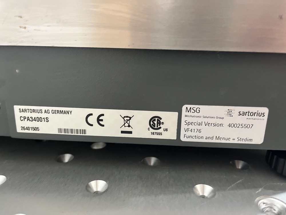 Sartorius CPA34001S Analytical Balance
