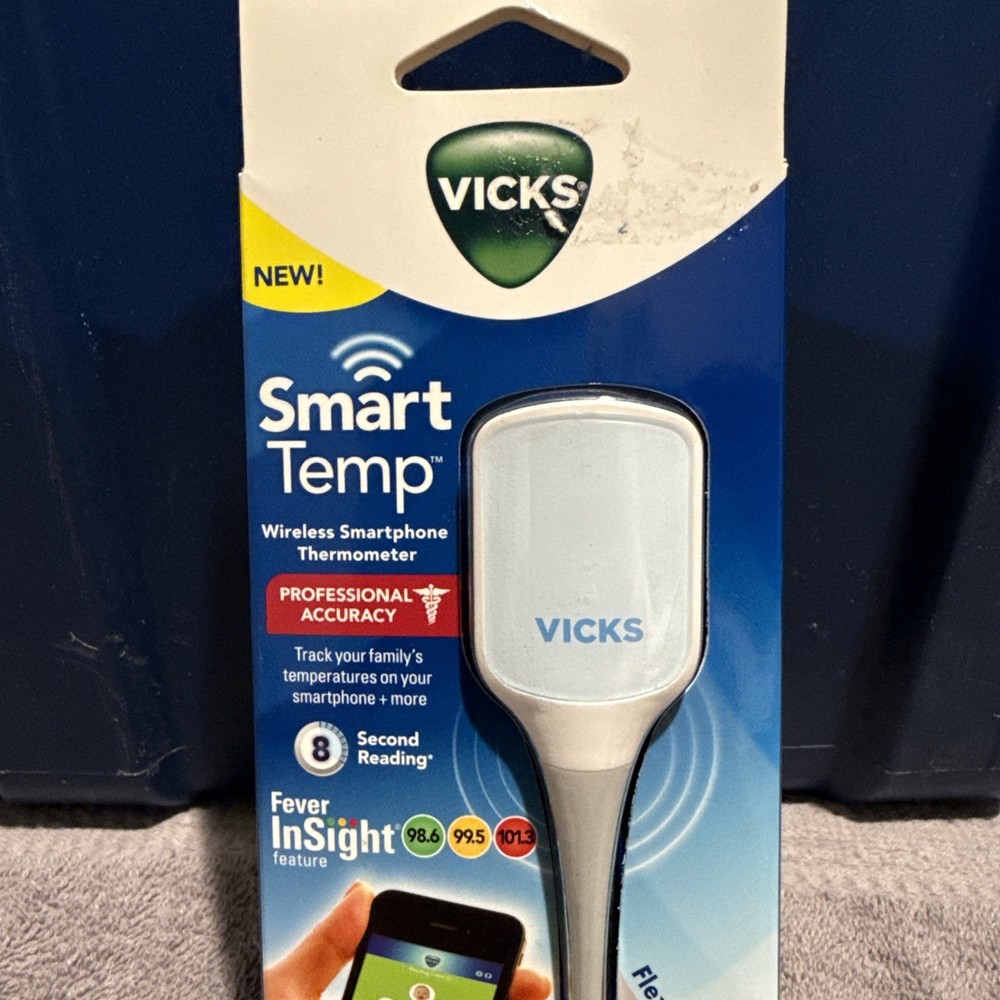 VICKS - SMART TEMP - BLUETOOTH WIRELESS SMARTPHONE THERMOMETER