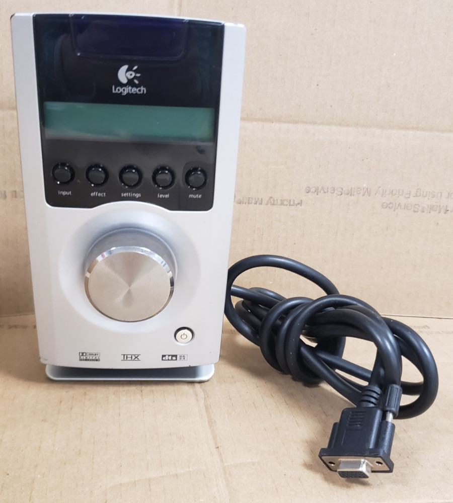 Logitech Z-5500 THX Speaker System Control Unit-POD ONLY-(UNTESTED)
