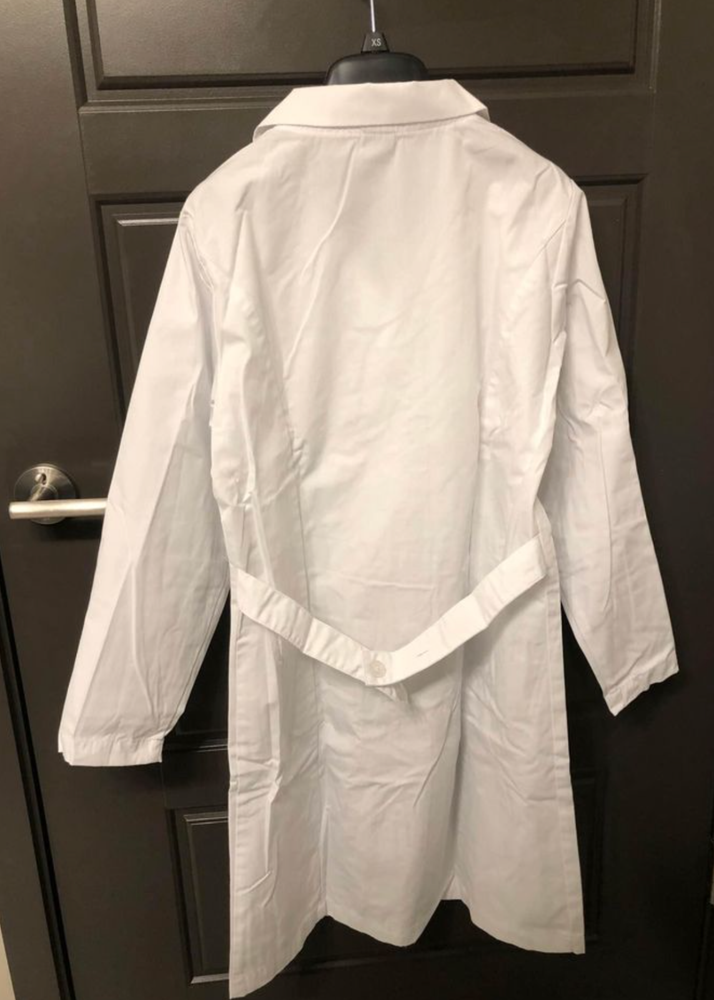 Natural Uniforms Unisex Lab Coat Size XSmall