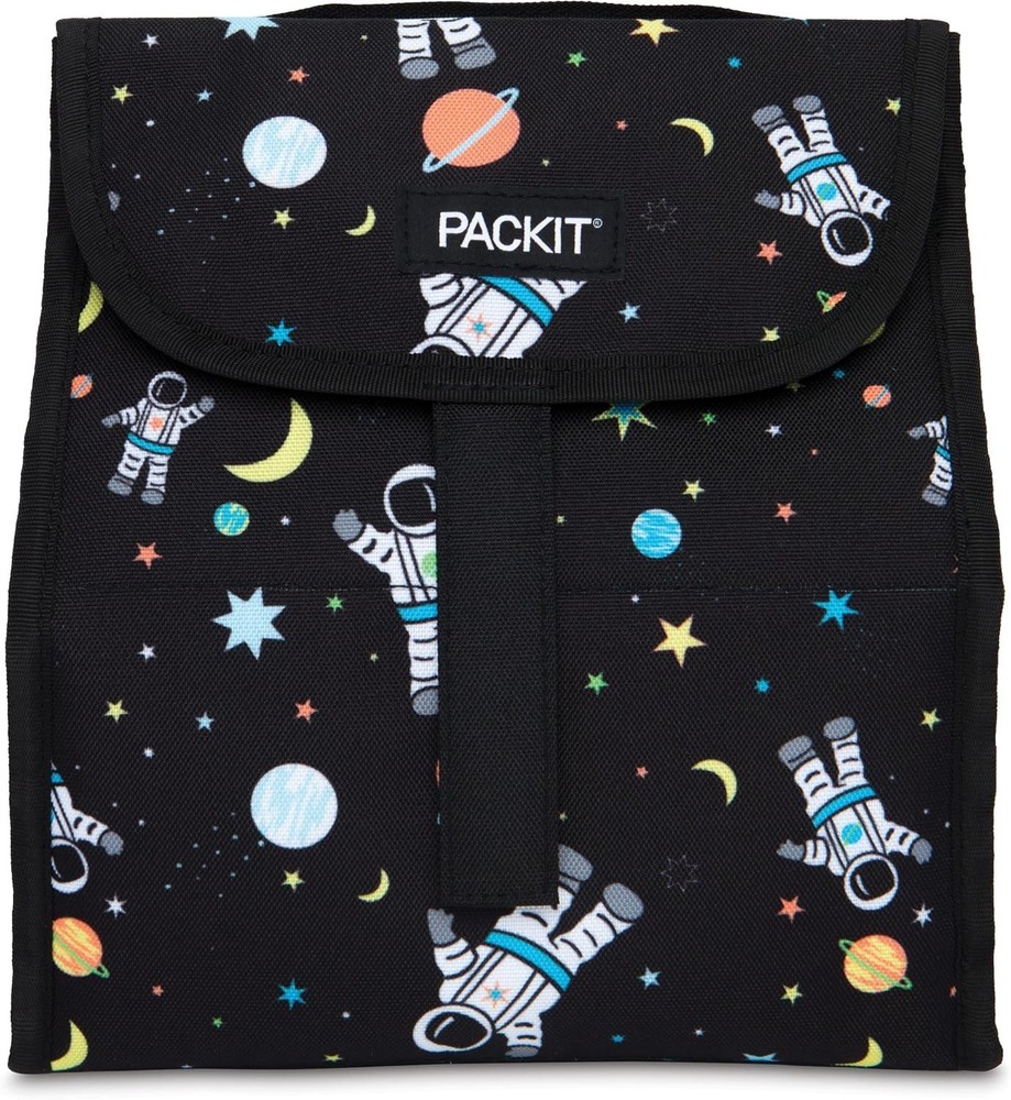Freezable Lunch Sack Spaceman Built W/ EcoFreeze Technology Foldable Reusable
