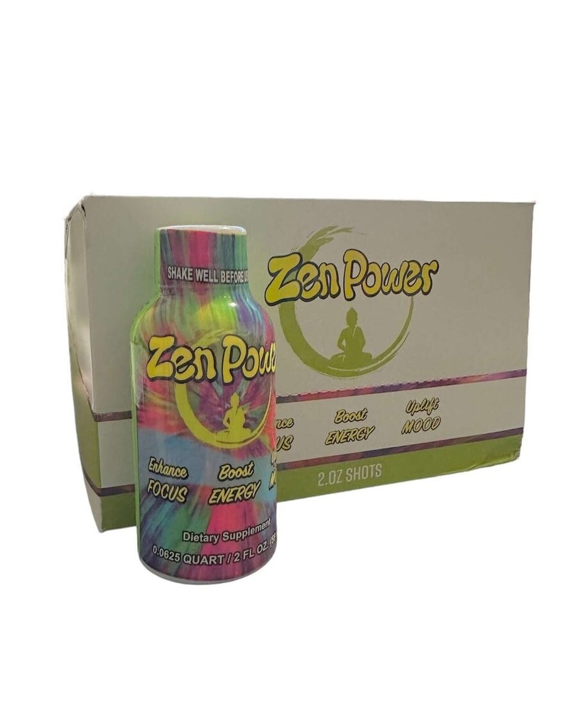 Zen Power Shots 2oz Bottles 3 Pack
