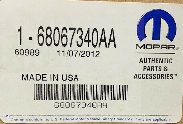 CHRYSLER PISTON 68067340AA NEW OEM 68067340AA