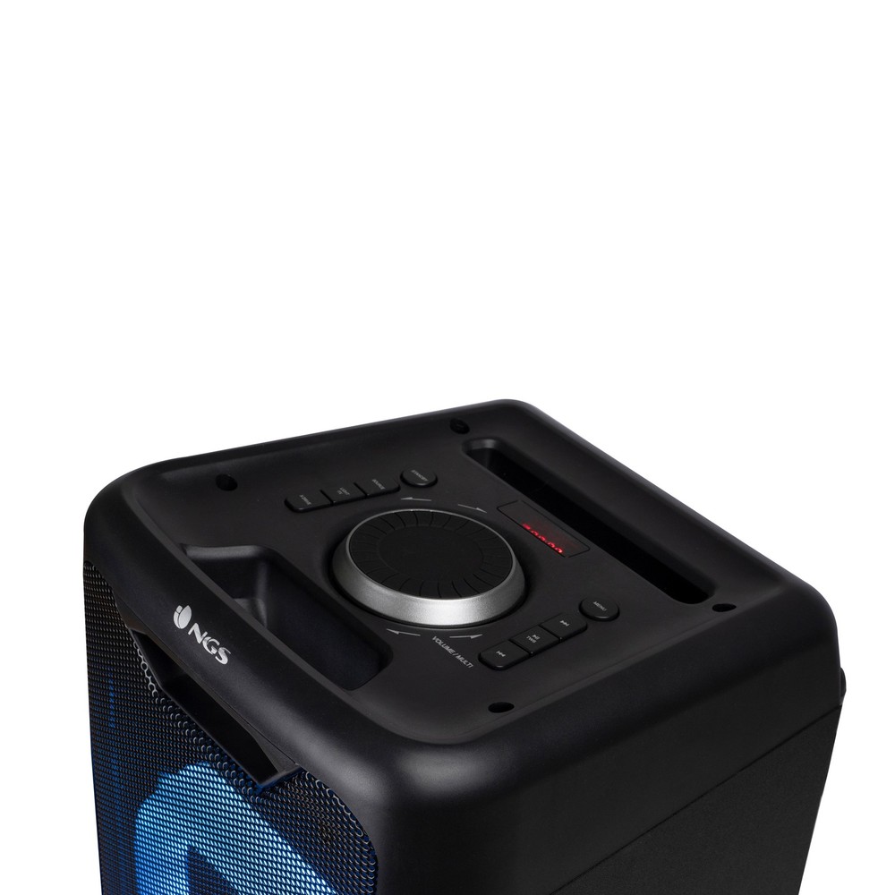 NGS Wild Rave 1, 200W Portable Wireless BT TWS Speaker USB Reader and AUX input
