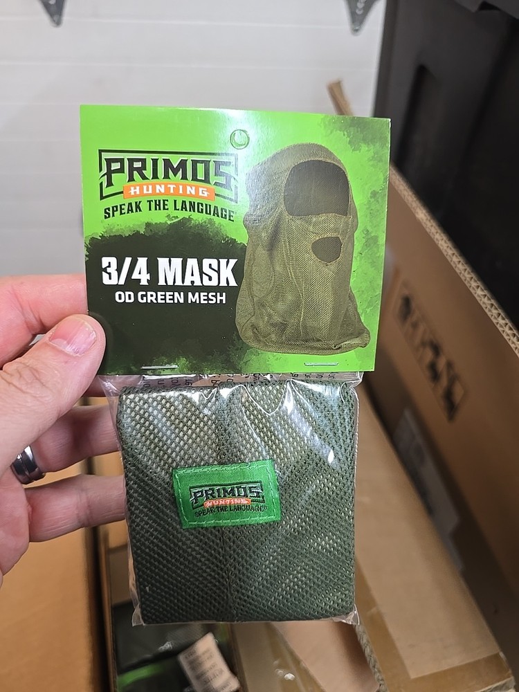 Primos 3/4 Mask OD Green Mesh
