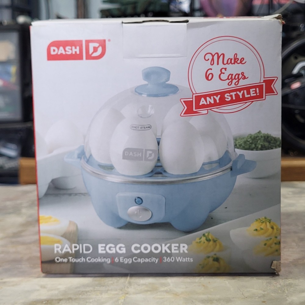DASH Rapid Egg Cooker 6 Egg Capacity Electric Egg Cooker