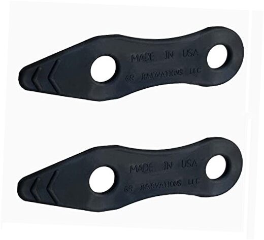 GR Innovations 2-Pack ⅜ Heavy Duty Rubber S Hook Keeper - Durable & Fits 3/8" S