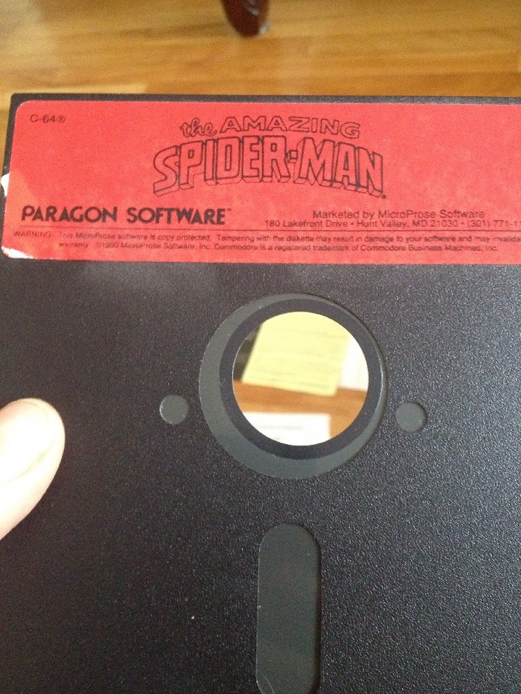Spiderman Paragon Software 1990