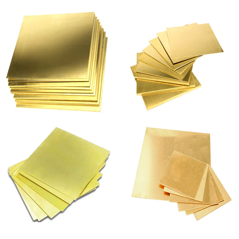 Brass Sheet Metal Panels | Thickness: 0.1-8mm | Multiple Sizes Available