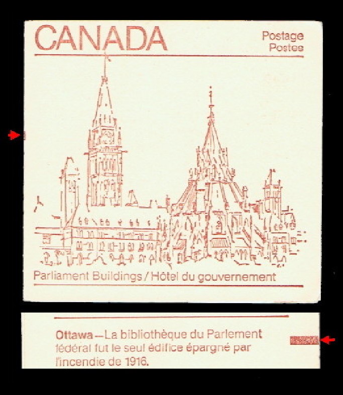 CANADA 1984 BK88a ***COUNTING TAB 99.0% ON BACK COVER.** ERROR WITH A DIFFERENCE