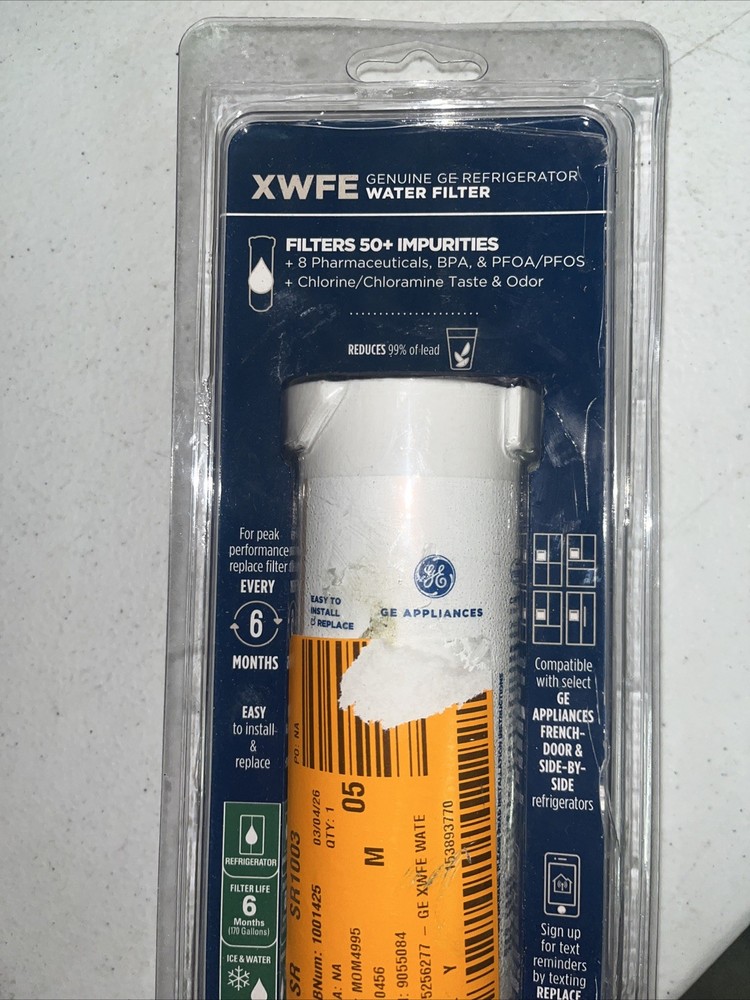 GE XWFE Water Filter - White