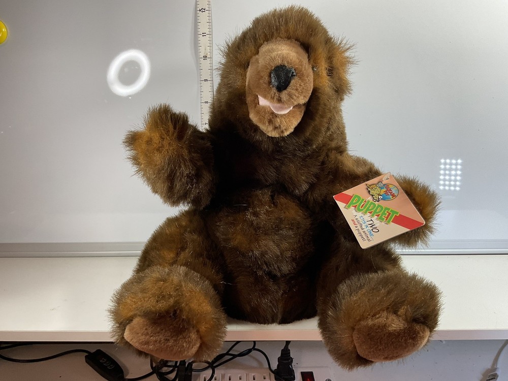 Cascade Toy Grizzly Bear Puppet