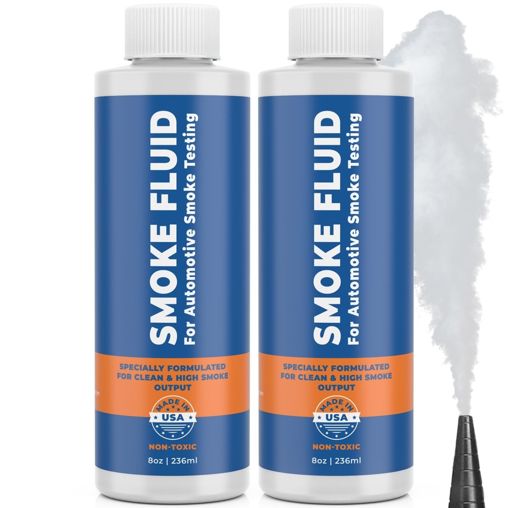 Smoke Fluid Solution for Automotive Machine Testing - [2 2-Pack, Clear